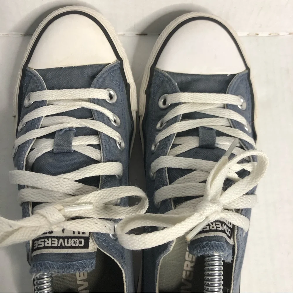 Converse Shoes All Stars Unisex Womens Size 7 Mens Sz 5 Gray Sneakers